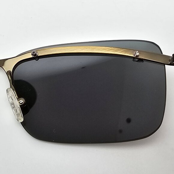 Celine SC1007 Col. S29 Brushed Bronze Frame Grey Lens Rimless Sunglasses Italy - Picture 9 of 16